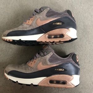 Nike AirMax rose gold and gray - 6.5 womens